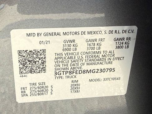 Used 2021 GMC Sierra 1500 Denali w/ Technology Package RWD image 22