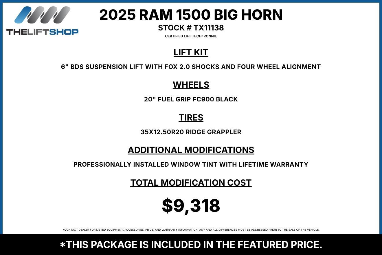 Used 2025 RAM 1500 Big Horn AWD/4WD image 3