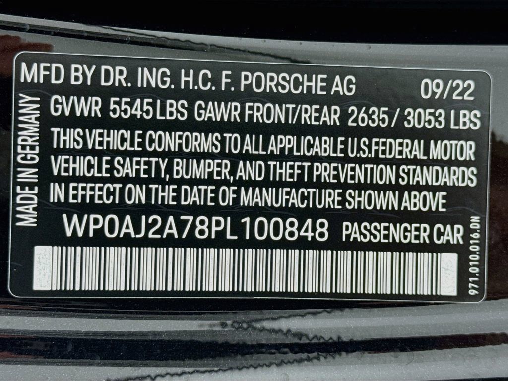 Certified 2023 Porsche Panamera Platinum Edition w/ Sport Chrono Package RWD image 33