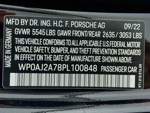 Certified 2023 Porsche Panamera Platinum Edition w/ Sport Chrono Package RWD image 33