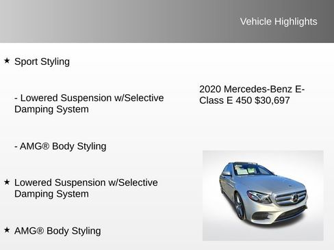 Used 2020 Mercedes-Benz E 450 E 450 w/ Driver Assistance Package image 12