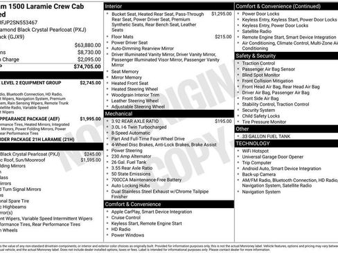Used 2025 RAM 1500 Laramie AWD/4WD image 37