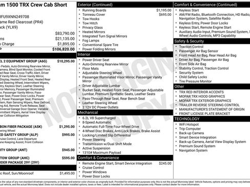 Used 2022 RAM 1500 TRX w/ TRX Level 2 Equipment Group AWD/4WD image 29