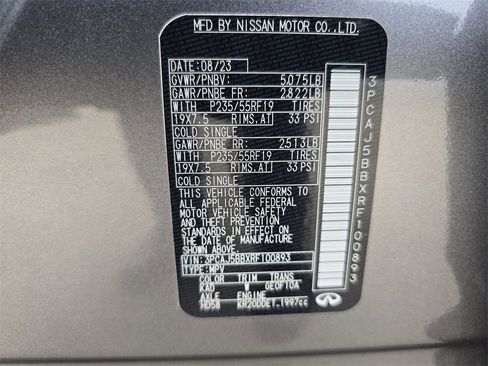 Certified 2024 INFINITI QX50 Luxe image 39