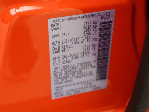 Used 2025 Nissan Frontier PRO-4X w/ Pro Premium Package AWD/4WD image 30