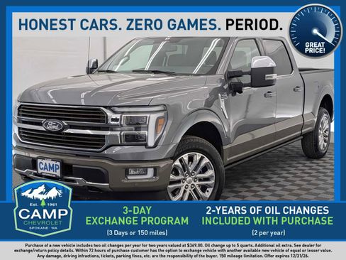 Used 2025 Ford F150 King Ranch w/ FX4 Off-Road Package AWD/4WD image 1