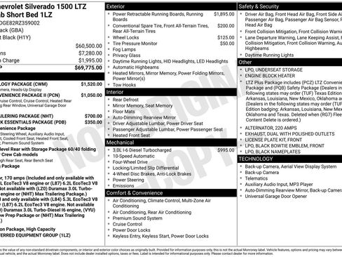 Used 2024 Chevrolet Silverado 1500 LTZ w/ Technology Package image 29