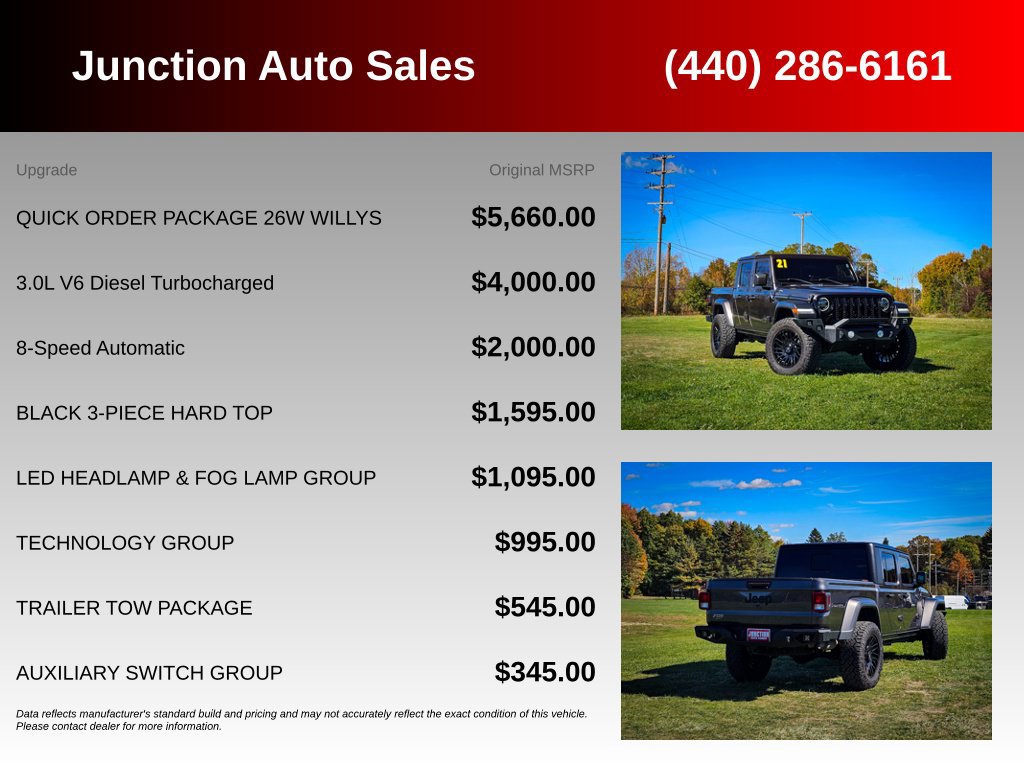 Used 2021 Jeep Gladiator Sport AWD/4WD image 5