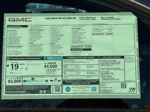 New 2026 GMC Canyon AT4 image 21