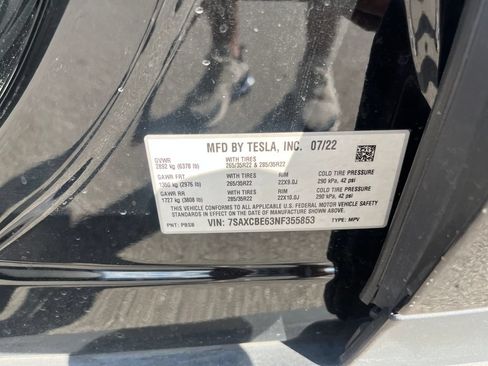 Used 2022 Tesla Model X Plaid AWD/4WD image 30