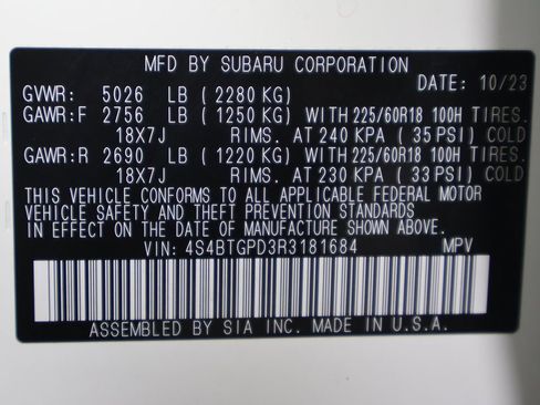 Used 2024 Subaru Outback Touring XT image 50