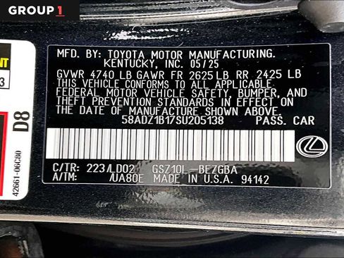 Used 2025 Lexus ES 350 w/ Premium Package image 33