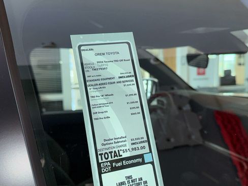 New 2026 Toyota Tacoma TRD Off-Road AWD/4WD image 26