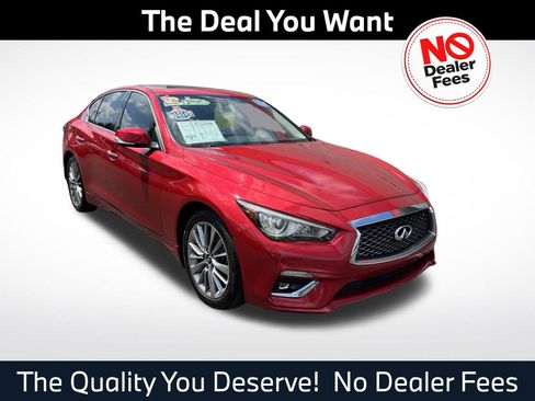Used 2022 INFINITI Q50 Luxe w/ Cargo Package AWD/4WD image 1