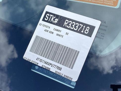 Certified 2023 Toyota Camry SE FWD image 37