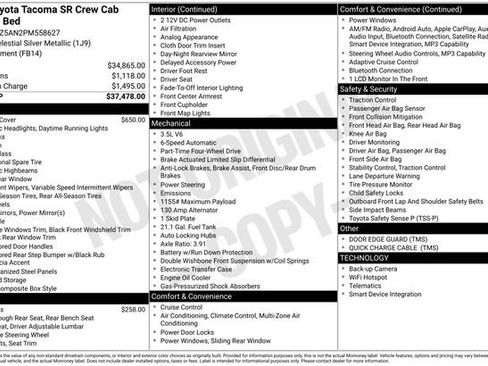 Used 2023 Toyota Tacoma SR AWD/4WD image 40