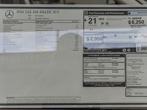 New 2026 Mercedes-Benz GLE 450 4MATIC image 36