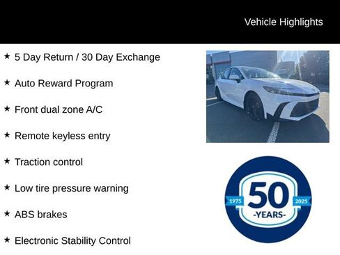 Used 2025 Toyota Camry SE FWD image 8