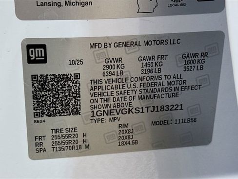 New 2026 Chevrolet Traverse LT w/ Sun and Wheel Package image 35