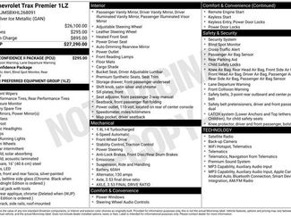 Used 2017 Chevrolet Trax Premier w/ Driver Confidence II Package FWD video 2