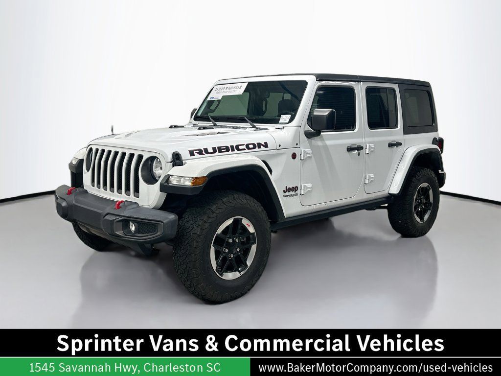 Used 2021 Jeep Wrangler Unlimited Rubicon AWD/4WD image 1