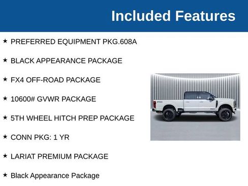 New 2026 Ford F250 Lariat w/ Black Appearance Package AWD/4WD image 4