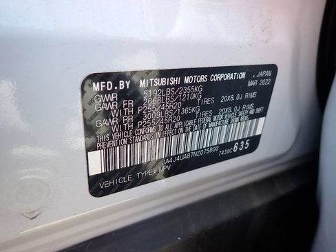 Used 2022 Mitsubishi Outlander SE AWD/4WD image 14