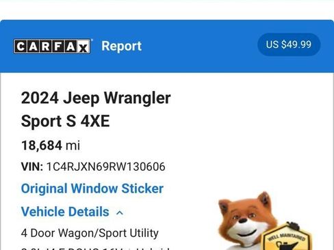 Used 2024 Jeep Wrangler Unlimited w/ Convenience Group AWD/4WD image 8