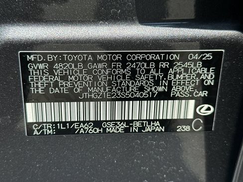 Used 2025 Lexus IS 350 F Sport w/ Navigation Package AWD/4WD image 34