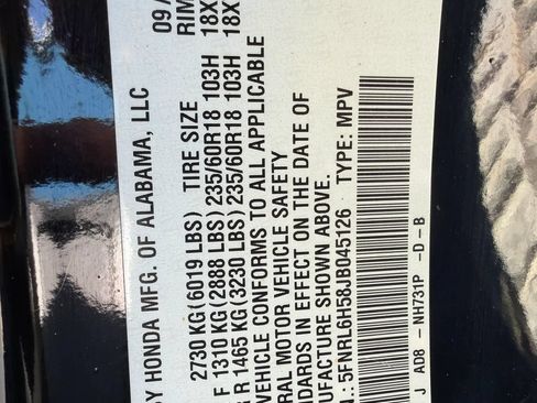 Used 2018 Honda Odyssey EX image 26
