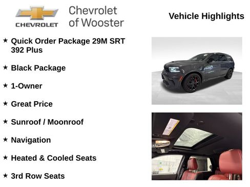 Used 2023 Dodge Durango SRT AWD/4WD image 2
