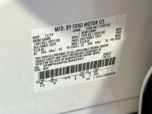 Used 2020 Ford Edge ST w/ Equipment Group 401A image 33