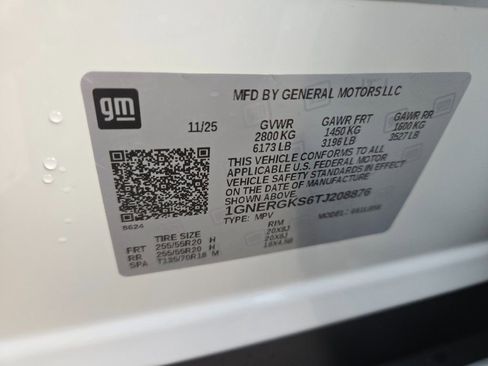 New 2026 Chevrolet Traverse LT w/ Sun and Wheel Package image 14