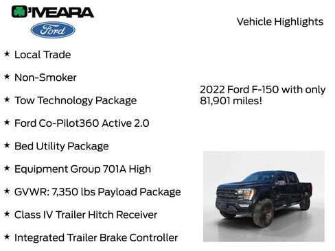 Used 2022 Ford F150 Platinum w/ Equipment Group 701A High image 8