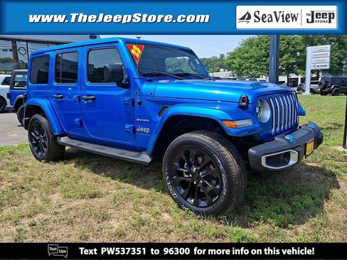 Certified 2023 Jeep Wrangler Unlimited Sahara w/ Cold Weather Group AWD/4WD image 1