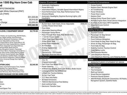 Used 2025 RAM 1500 Big Horn AWD/4WD image 2