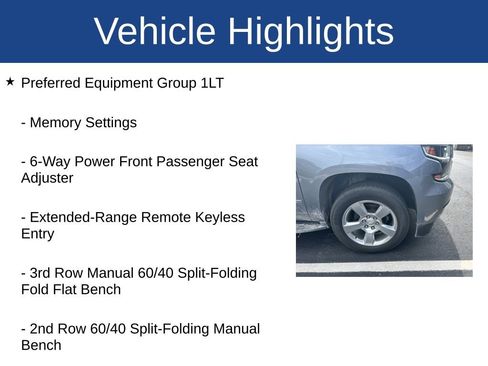 Used 2020 Chevrolet Suburban LT w/ Luxury Package RWD image 3