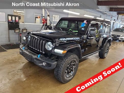 Used 2022 Jeep Wrangler Unlimited Rubicon 4xe w/ Steel Bumper Group image 1