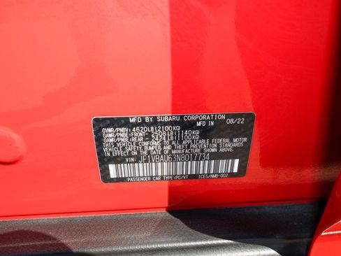 Used 2022 Subaru WRX GT AWD/4WD image 31
