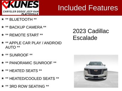Used 2023 Cadillac Escalade Premium Luxury Platinum w/ Heavy-Duty Trailer Package