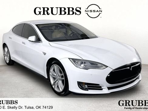 Used 2015 Tesla Model S 70D AWD/4WD image 1