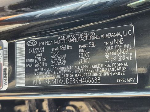 Certified 2025 Hyundai Tucson SE AWD/4WD image 34