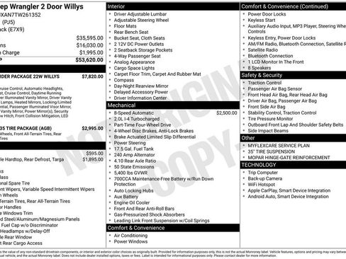 New 2026 Jeep Wrangler Sport AWD/4WD image 7