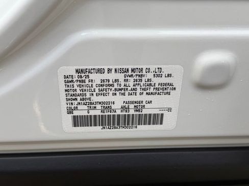 New 2026 Nissan Leaf w/ Floor Mat Package (S+) image 27