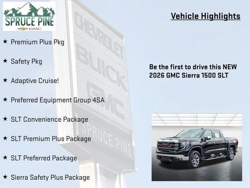 New 2026 GMC Sierra 1500 SLT w/ SLT Premium Plus Package AWD/4WD image 5