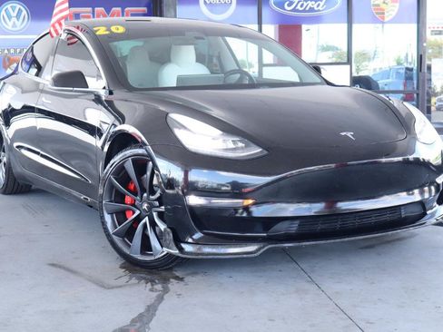 Used 2020 Tesla Model 3 Performance AWD/4WD image 2