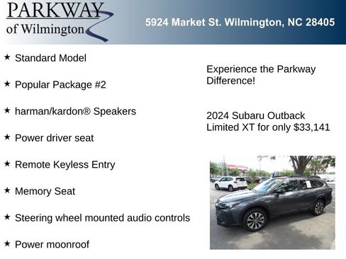 Used 2024 Subaru Outback Limited XT w/ Popular Package #2 AWD/4WD image 6