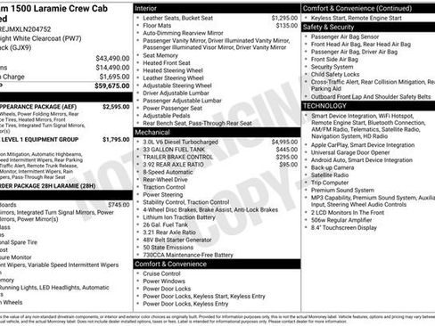 Used 2020 RAM 1500 Laramie w/ Sport Appearance Package RWD image 19