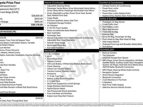 Used 2016 Toyota Prius Four FWD image 2