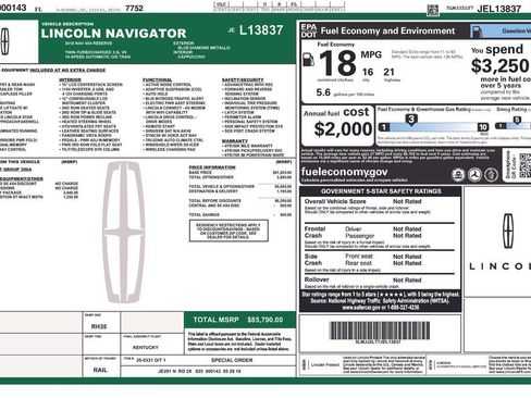 Used 2018 Lincoln Navigator Reserve w/ Technology Package image 33